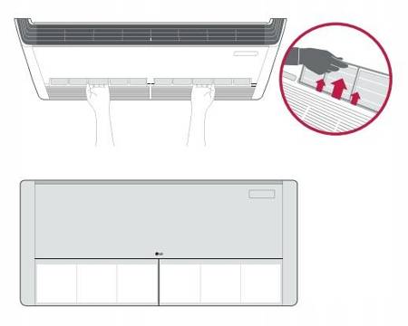 Klimatyzator podstropowy LG H-Inverter 12,1 kW R32