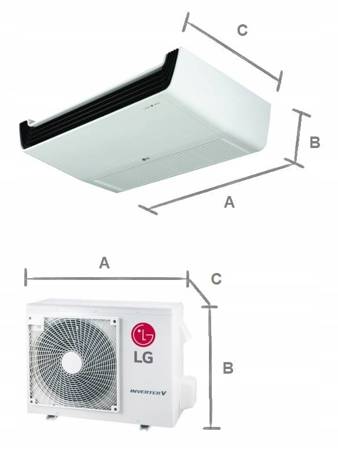 Klimatyzator podstropowy LG SI 5,0 kW R32