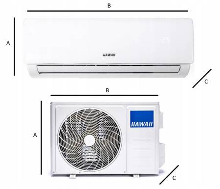 Klimatyzator ścienny Hawaii HAW-18CHSD/KAB1 5,1kW