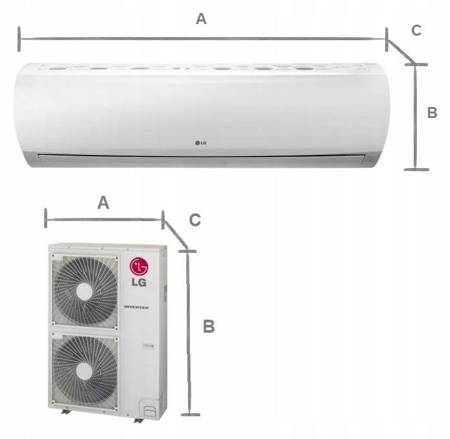 Klimatyzator ścienny LG Standard Inverter 9,5 kW